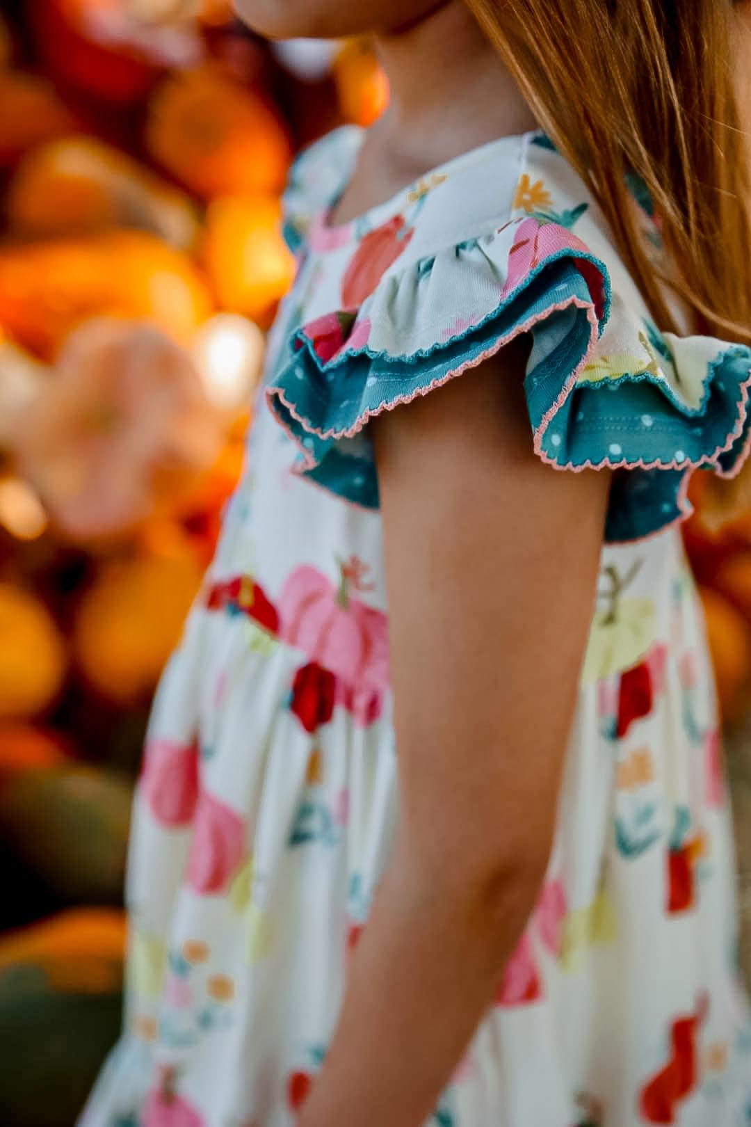 Pumpkins & Posies Annie Dress - Love Millie Clothing