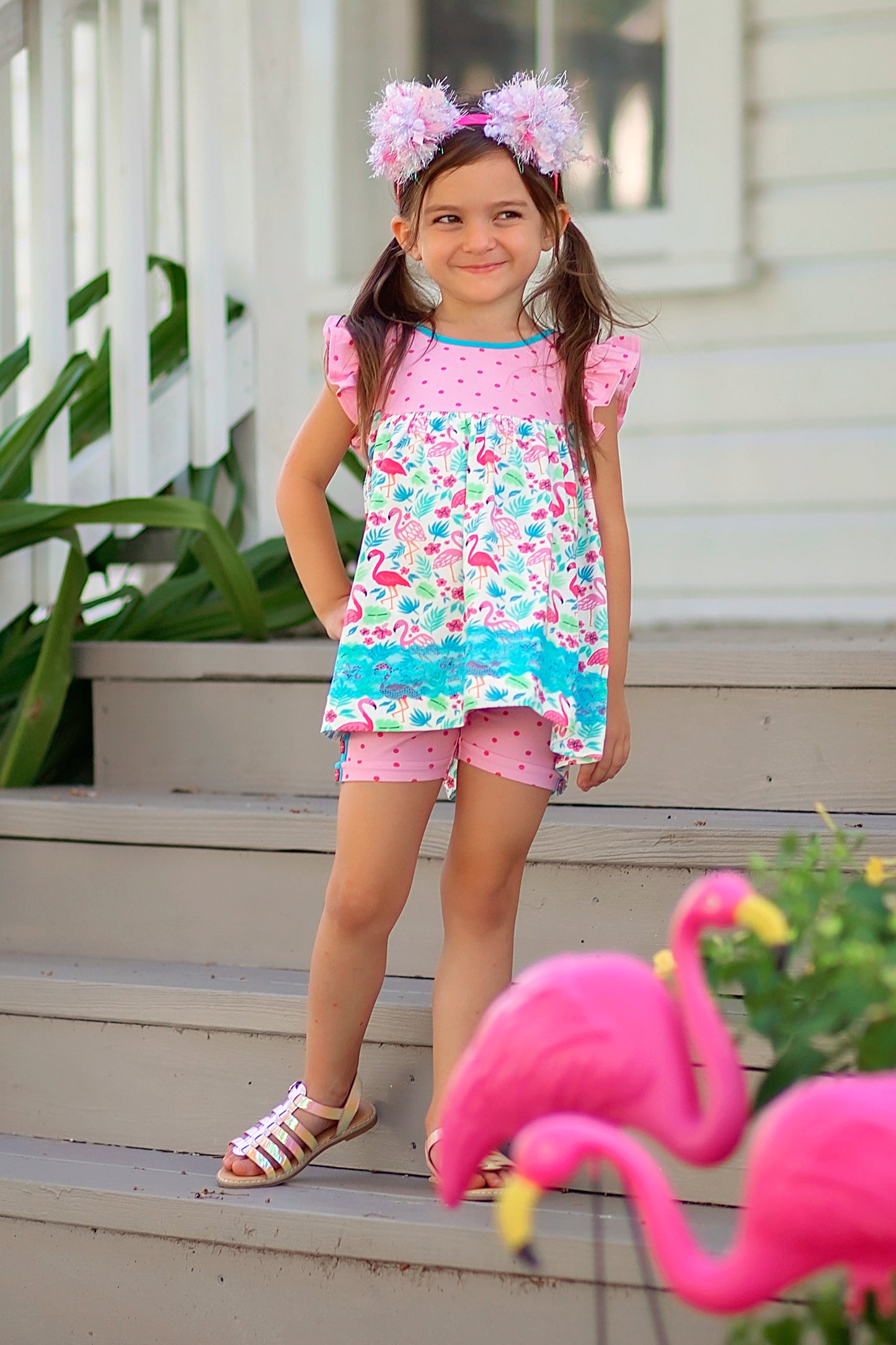 Flamingo Delilah Tunic Set - Love Millie Clothing