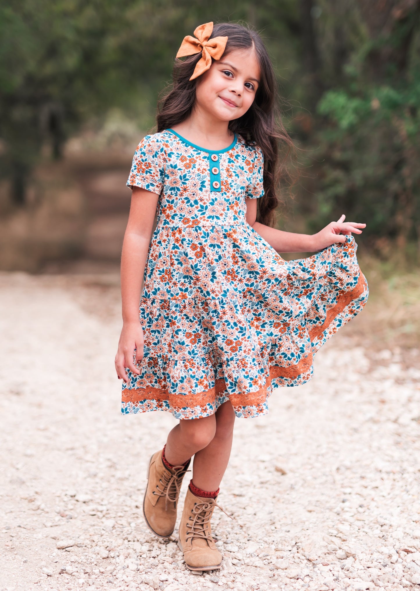 Harvest Spice Molly Dress - Love Millie Clothing