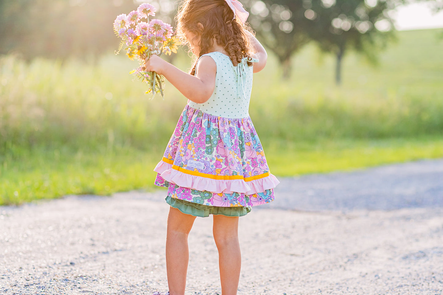 Groovy Blooms Riley Tunic Set - Love Millie Clothing