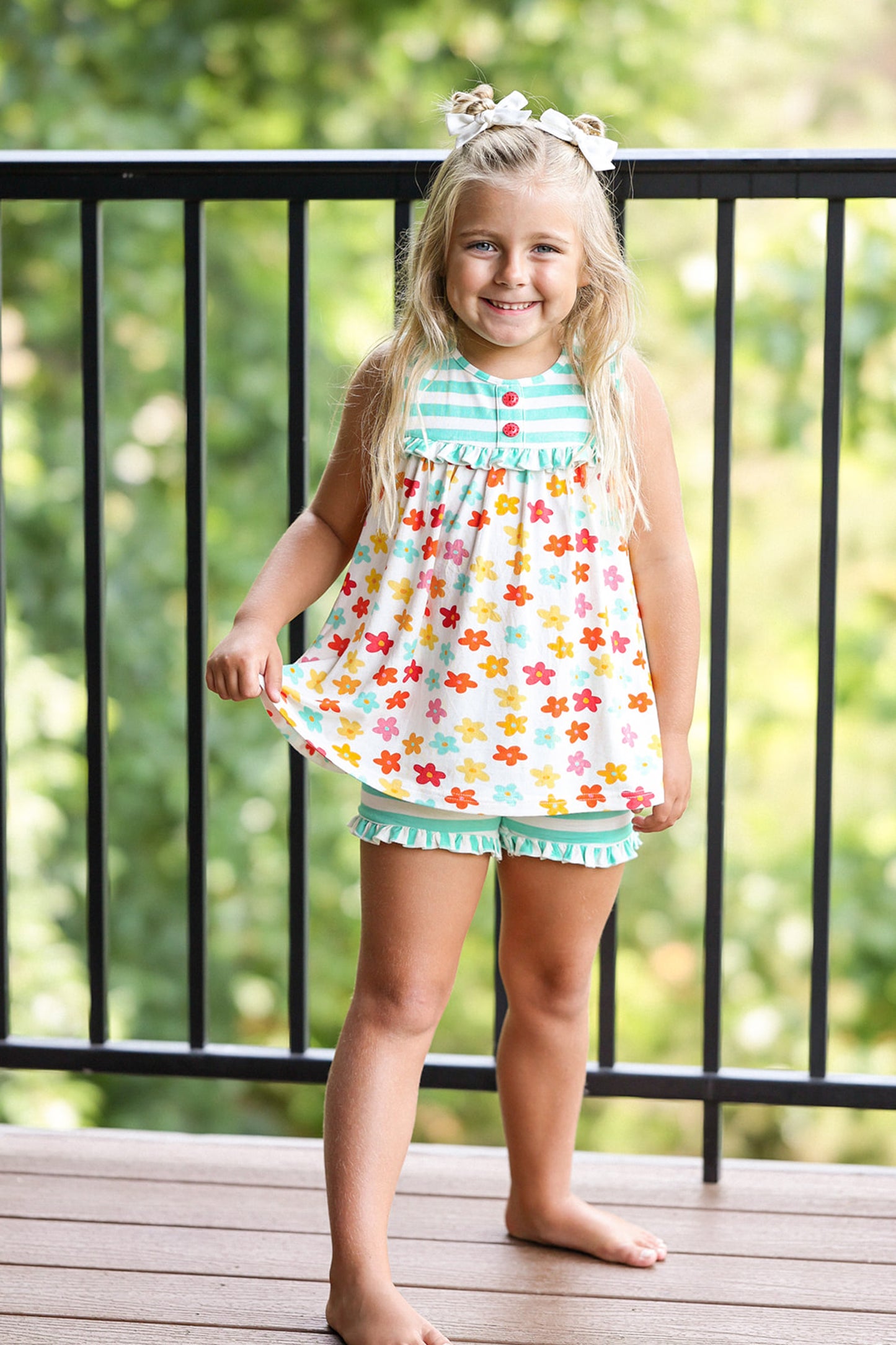 Retro Daisy Lounge Set - Love Millie Clothing