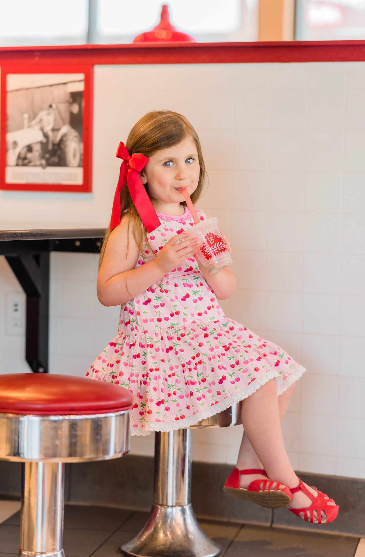 Cherry Molly Dress - Love Millie Clothing