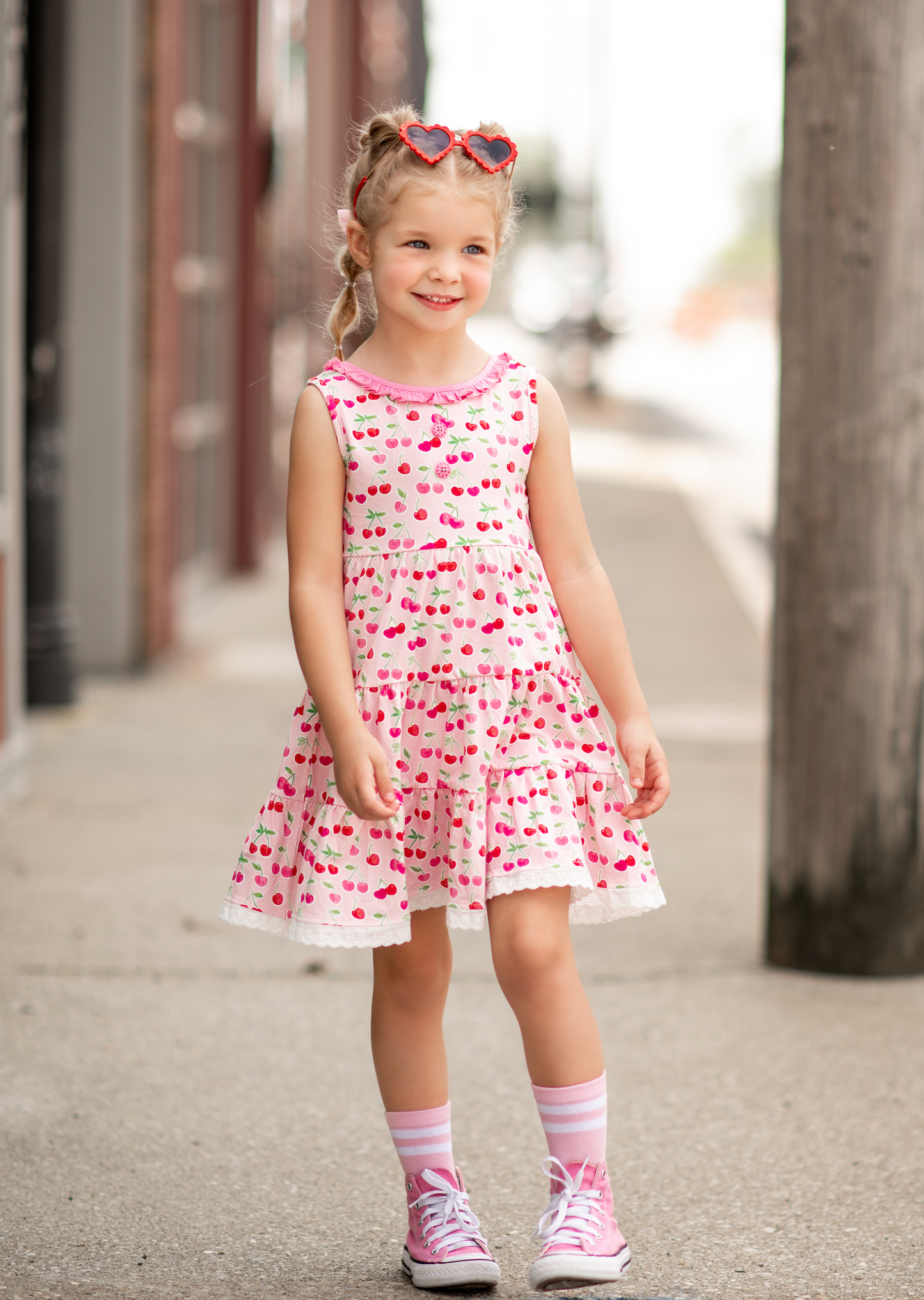 Cherry Molly Dress - Love Millie Clothing