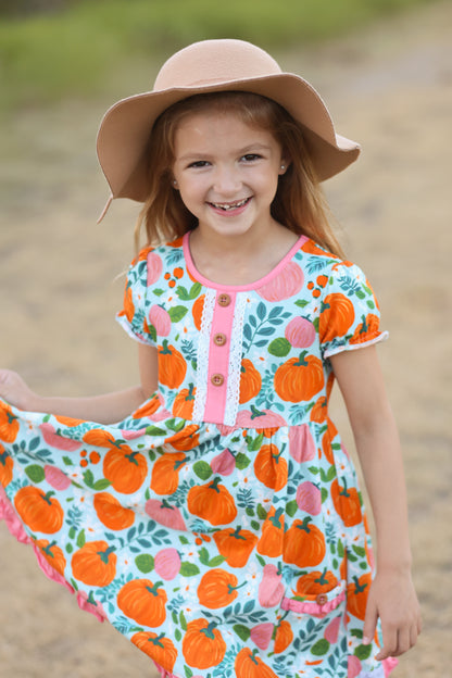 Pretty Pumpkin Adeline Dress