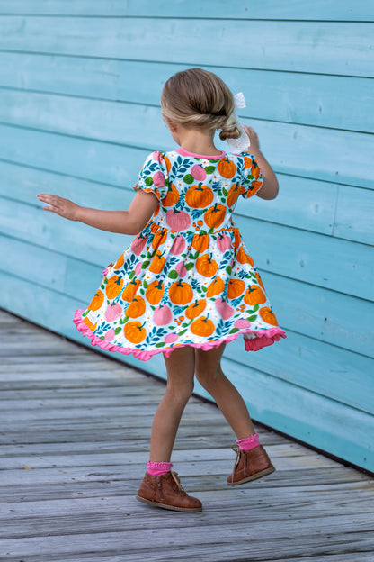 Pretty Pumpkin Adeline Dress