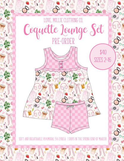 *Pre-Order* Coquette Lounge Set