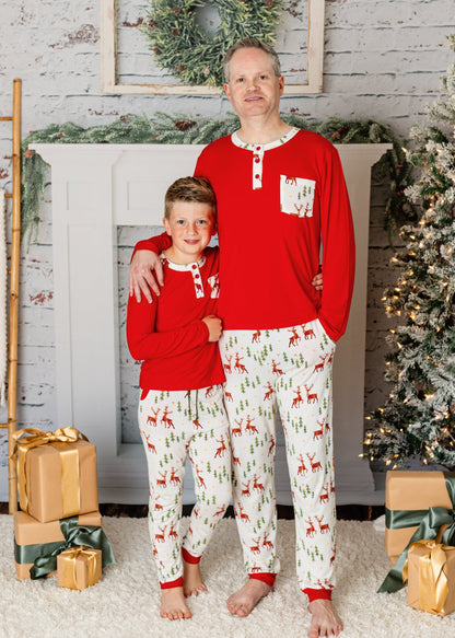 Christmas Reindeer Lounge Set Boys/Men's