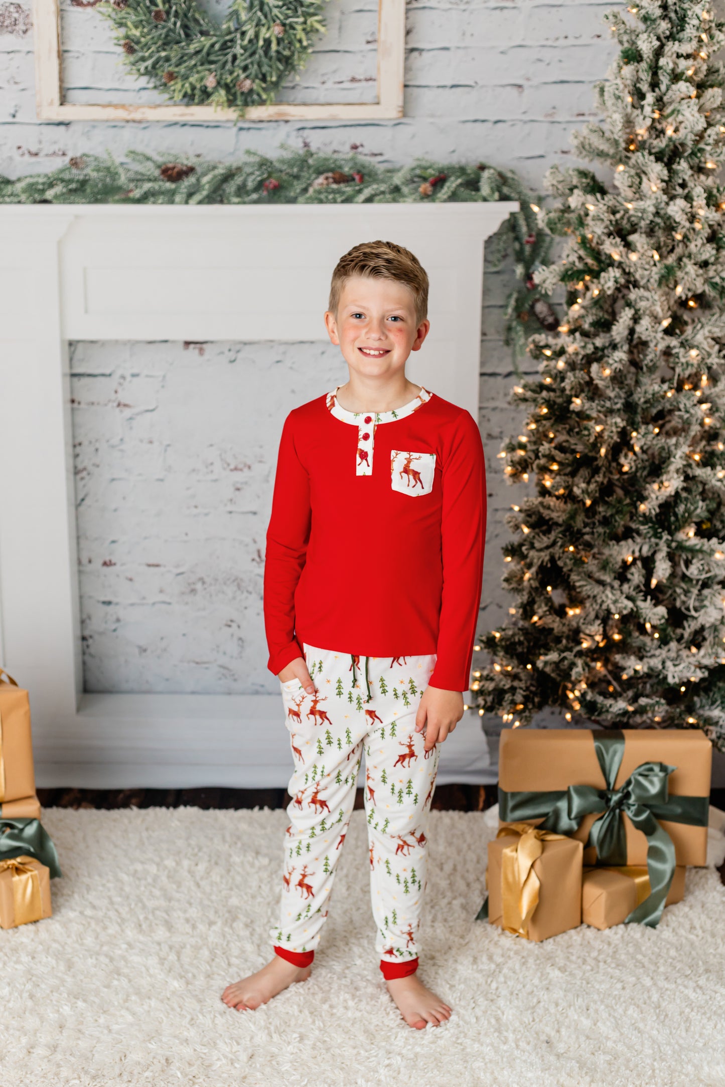 Christmas Reindeer Lounge Set Boys/Men's