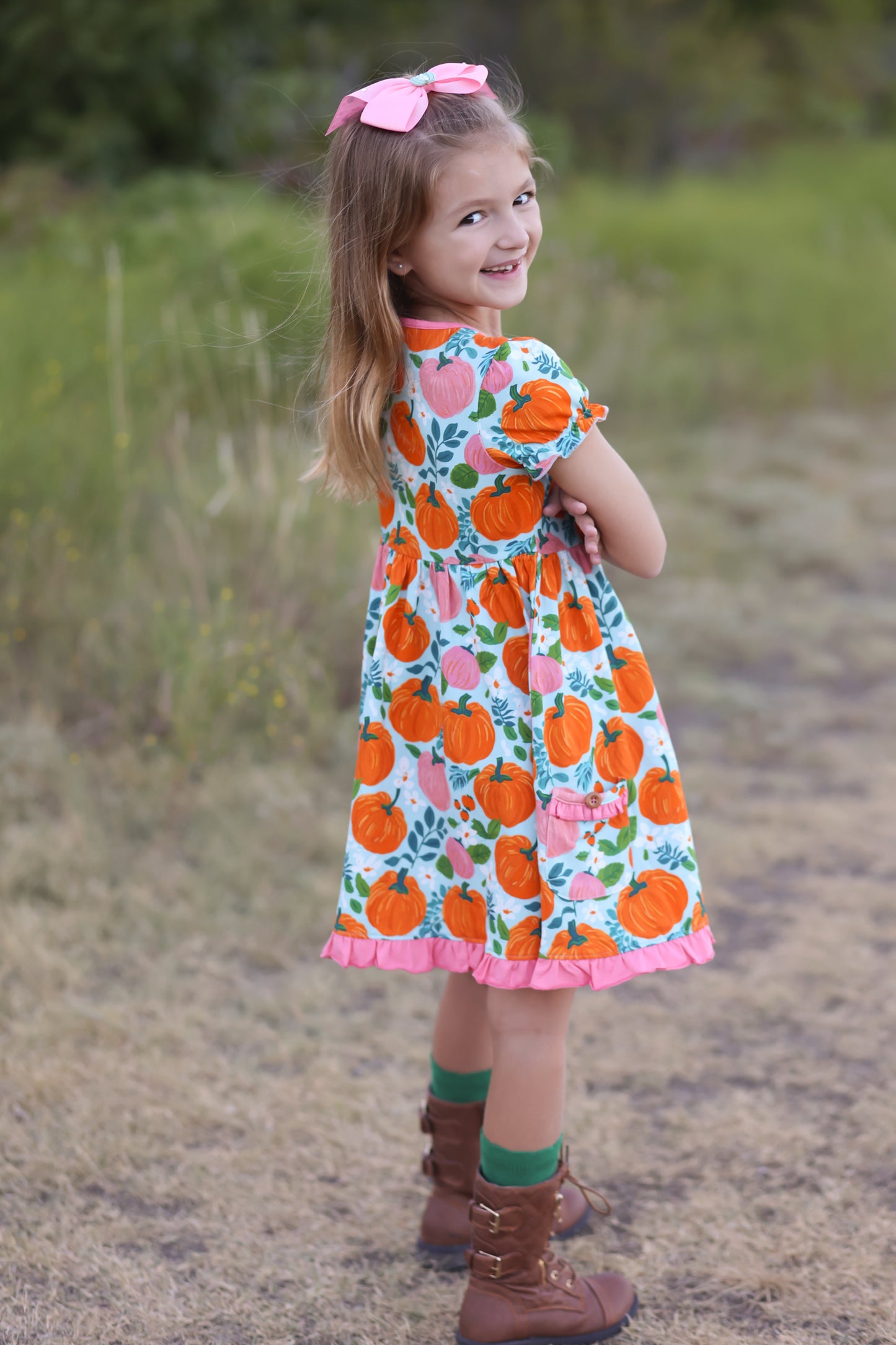 Pretty Pumpkin Adeline Dress