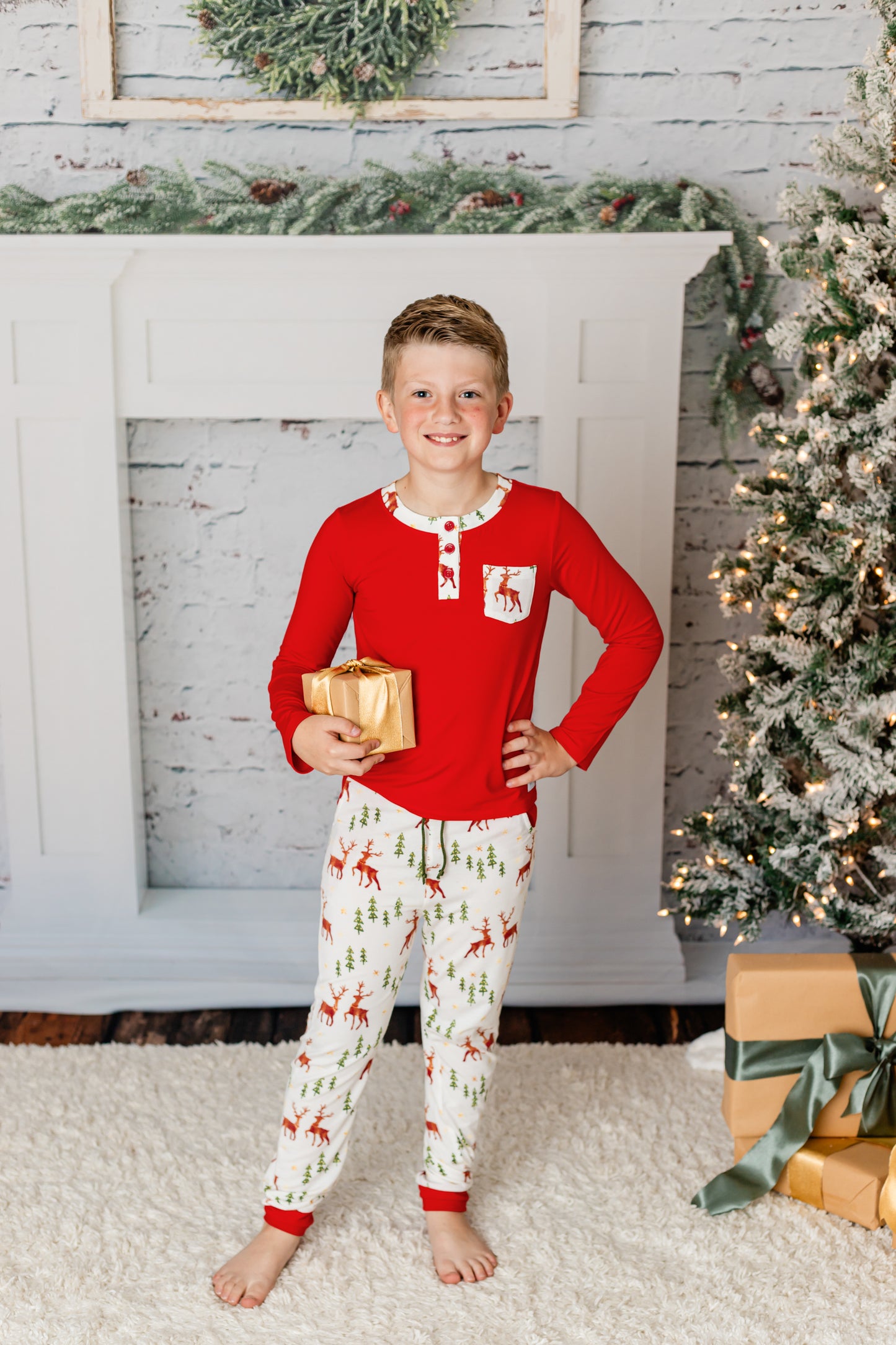 Christmas Reindeer Lounge Set Boys/Men's