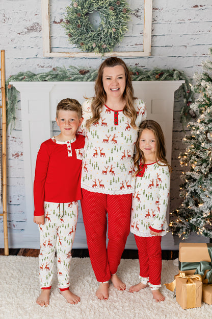 Christmas Reindeer Lounge Set Girls/Women's