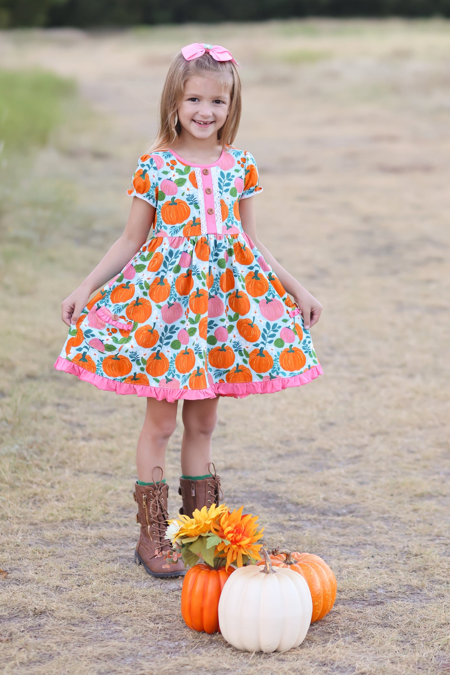 Pretty Pumpkin Adeline Dress